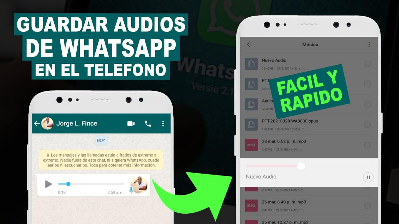 ¿Cómo guardar audios de WhatsApp para escucharlos más tarde? 12 u2 AHmak7