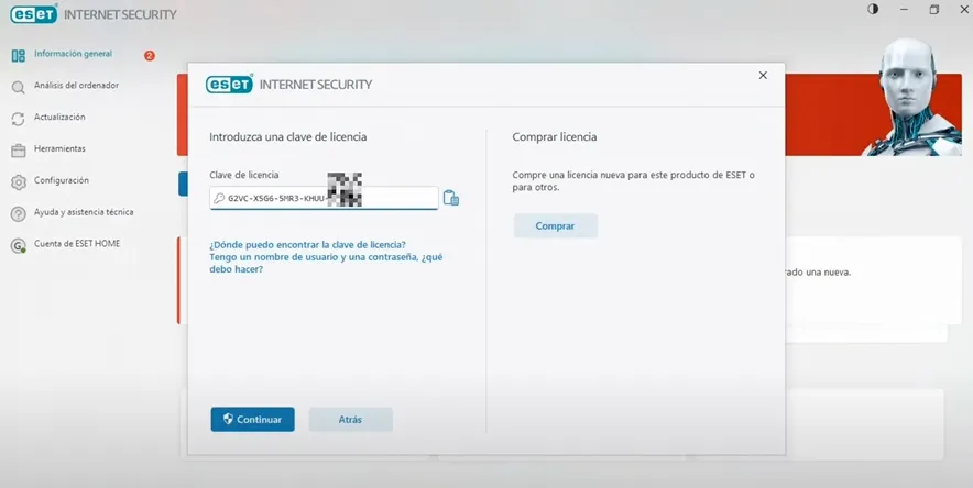 Licencias de Antivirus ESET NOD32 Gratis 11 Activar producto nod32 gratis 30 dias prueba